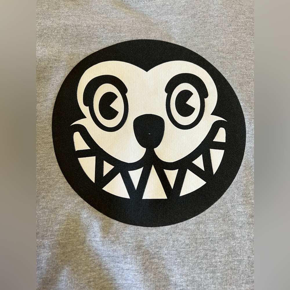 Billionaire Boys Club Icecream Sweatshirt SZ Medium | Gray Dog Face | Vintage - Picture 2 of 10